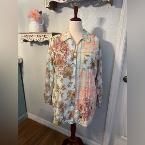 Soft Surroundings long sleeve shirt.